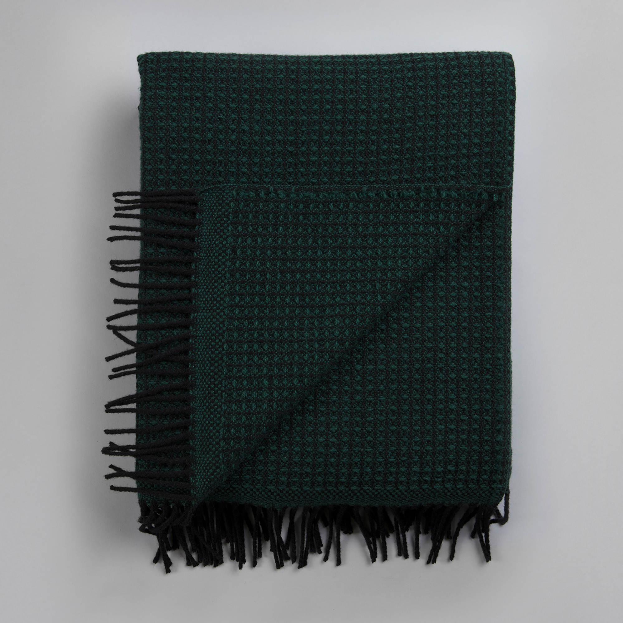 Røros Uldplaid Vega, Dark Green